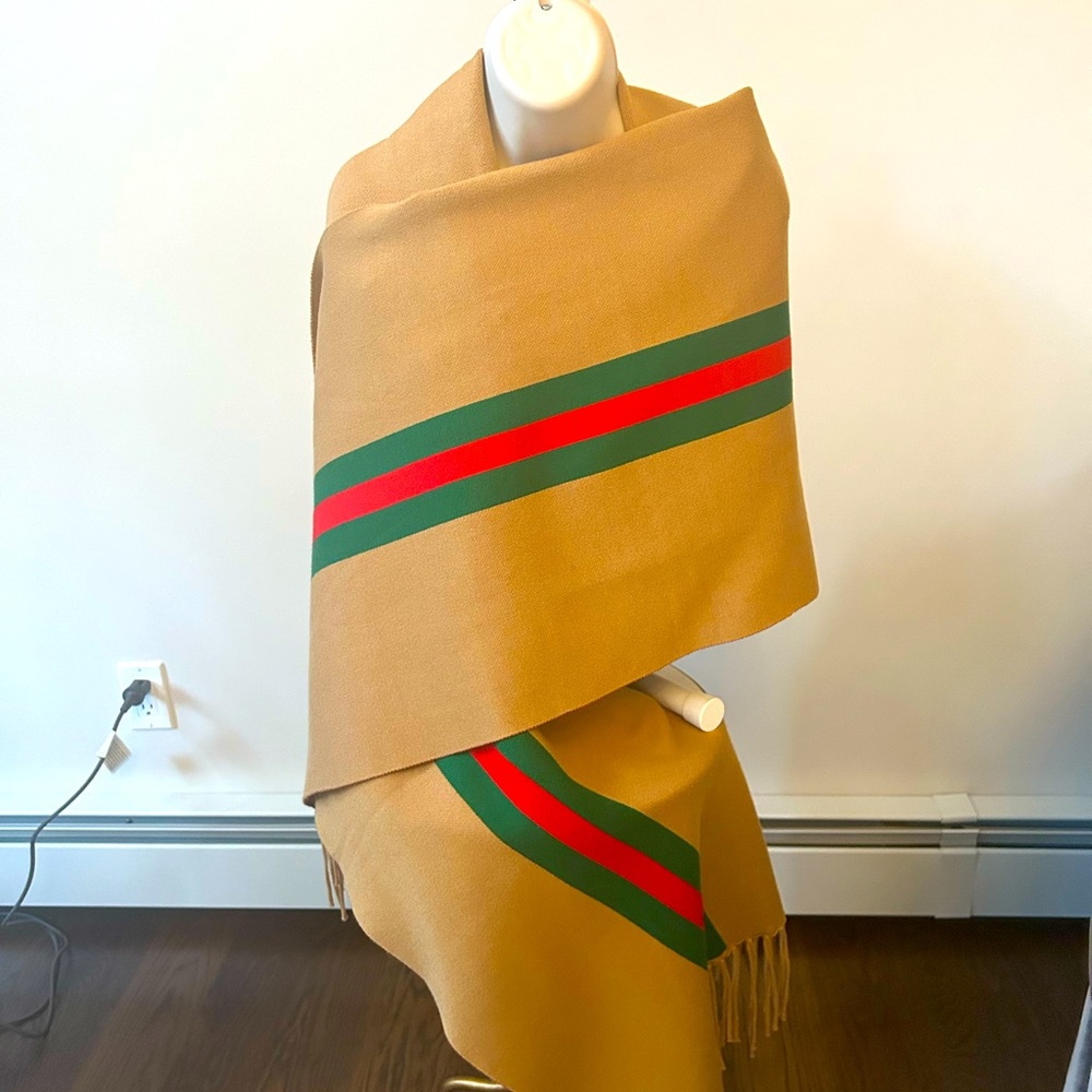 Beautiful Tan wrap with sleeves - Brand New One size fits most